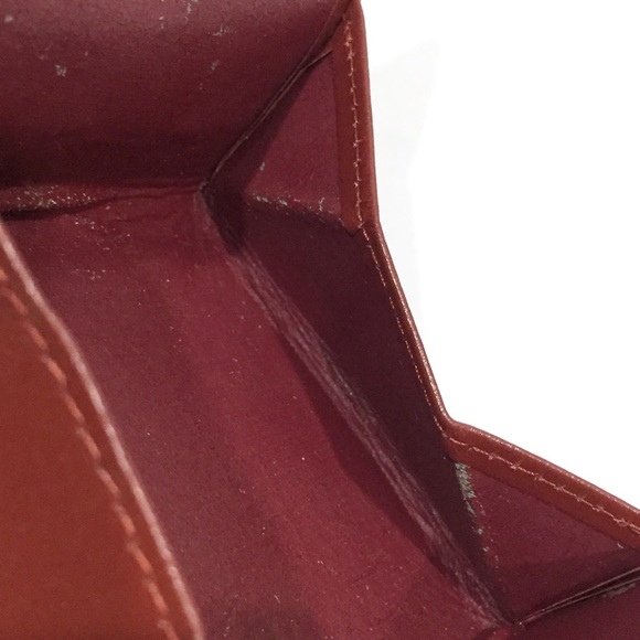 Cartier burgundy leather vintage folding snap pouch - Picture 10 of 10